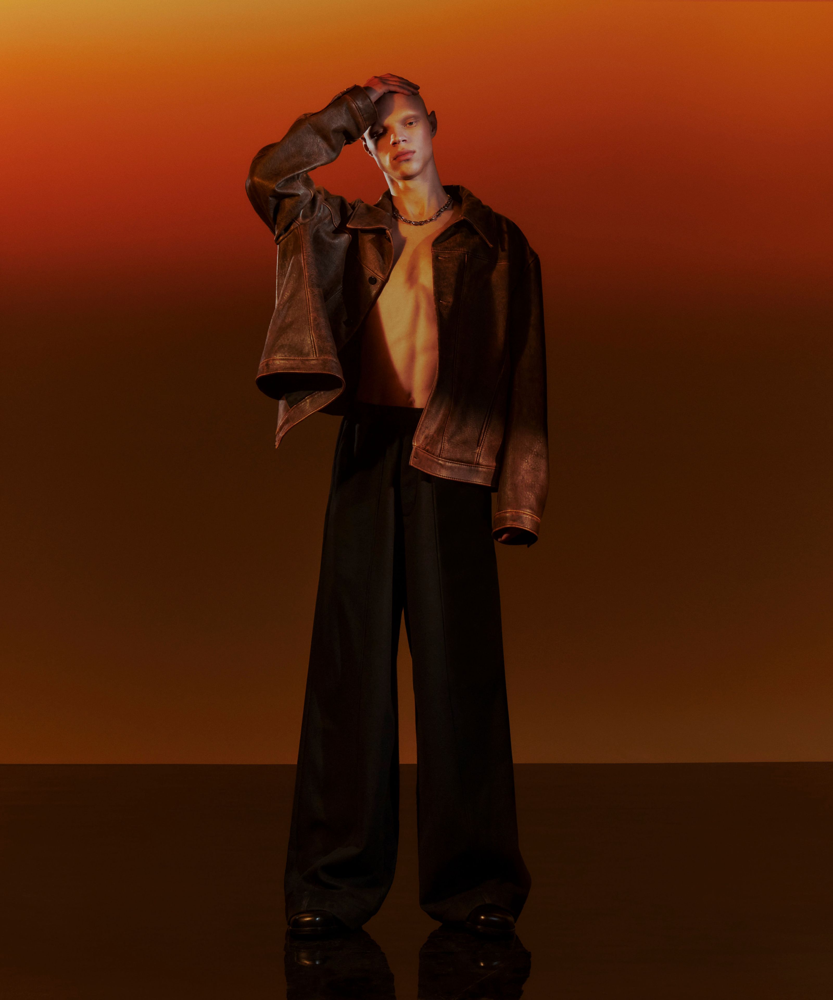 Florian Wowretzko FW23 lookbook, art direction and production by ANCC. Image 11 of 11.