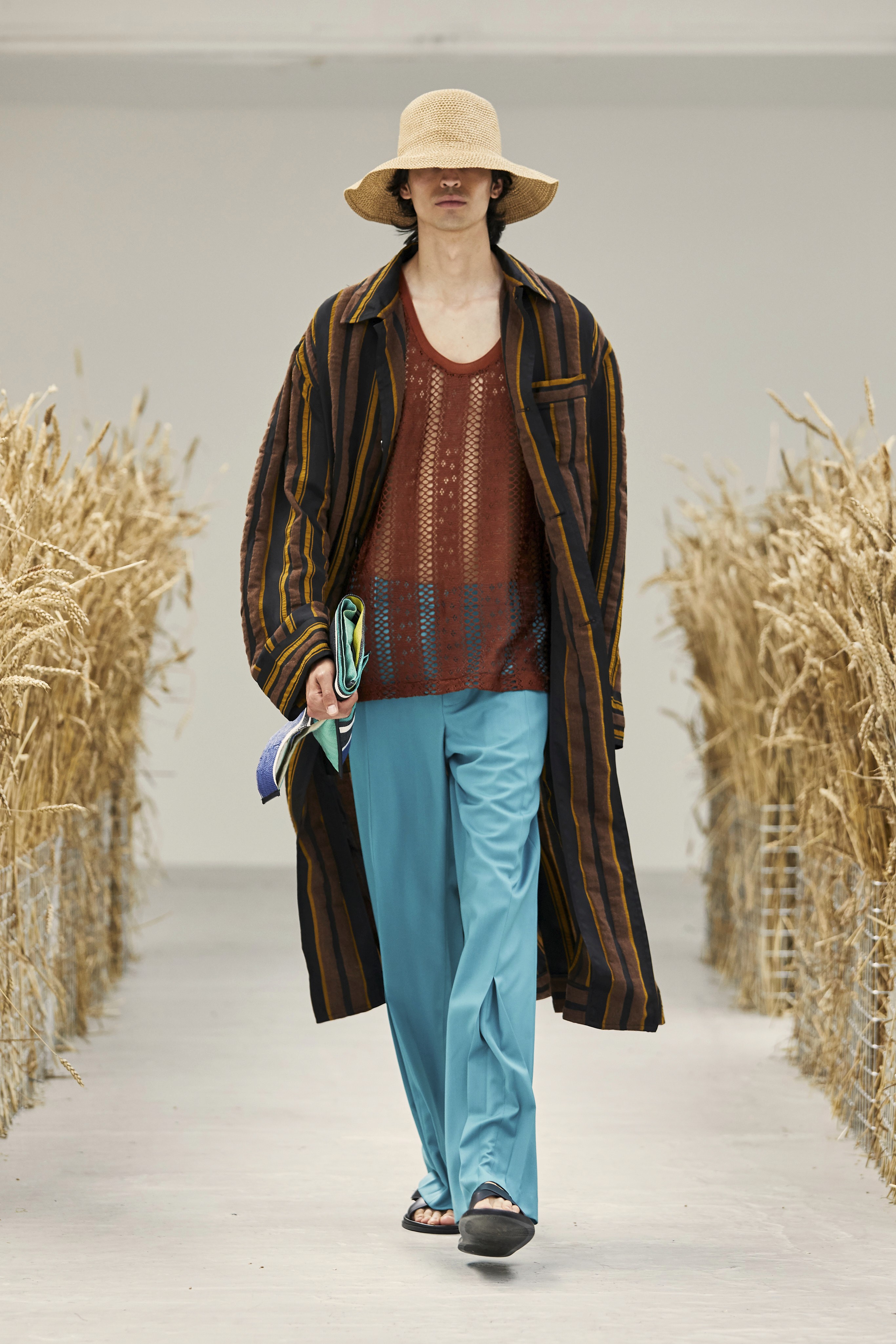 CMMN SWDN SS21 runway show, art direction and show content by ANCC. Image 11 of 11.