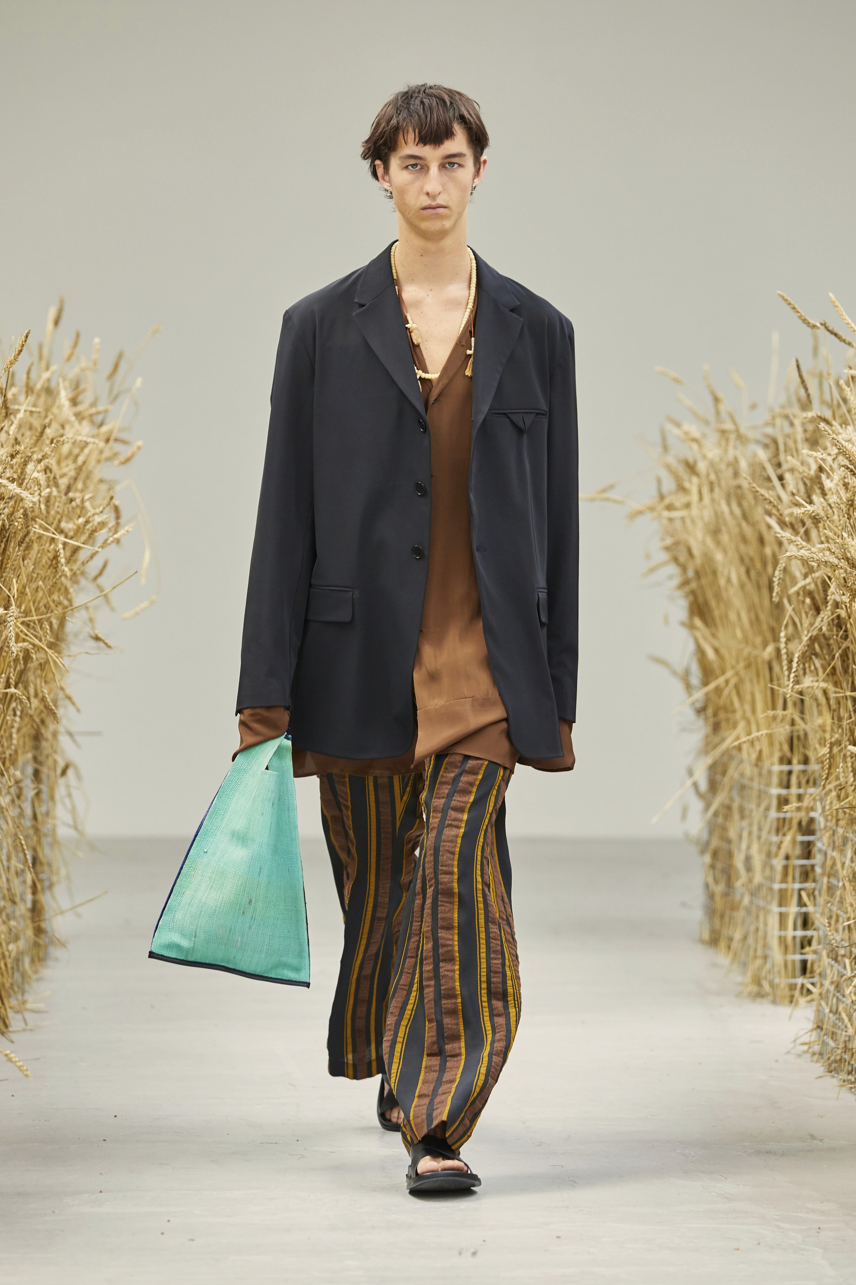 CMMN SWDN SS21 runway show, art direction and show content by ANCC. Image 8 of 11.