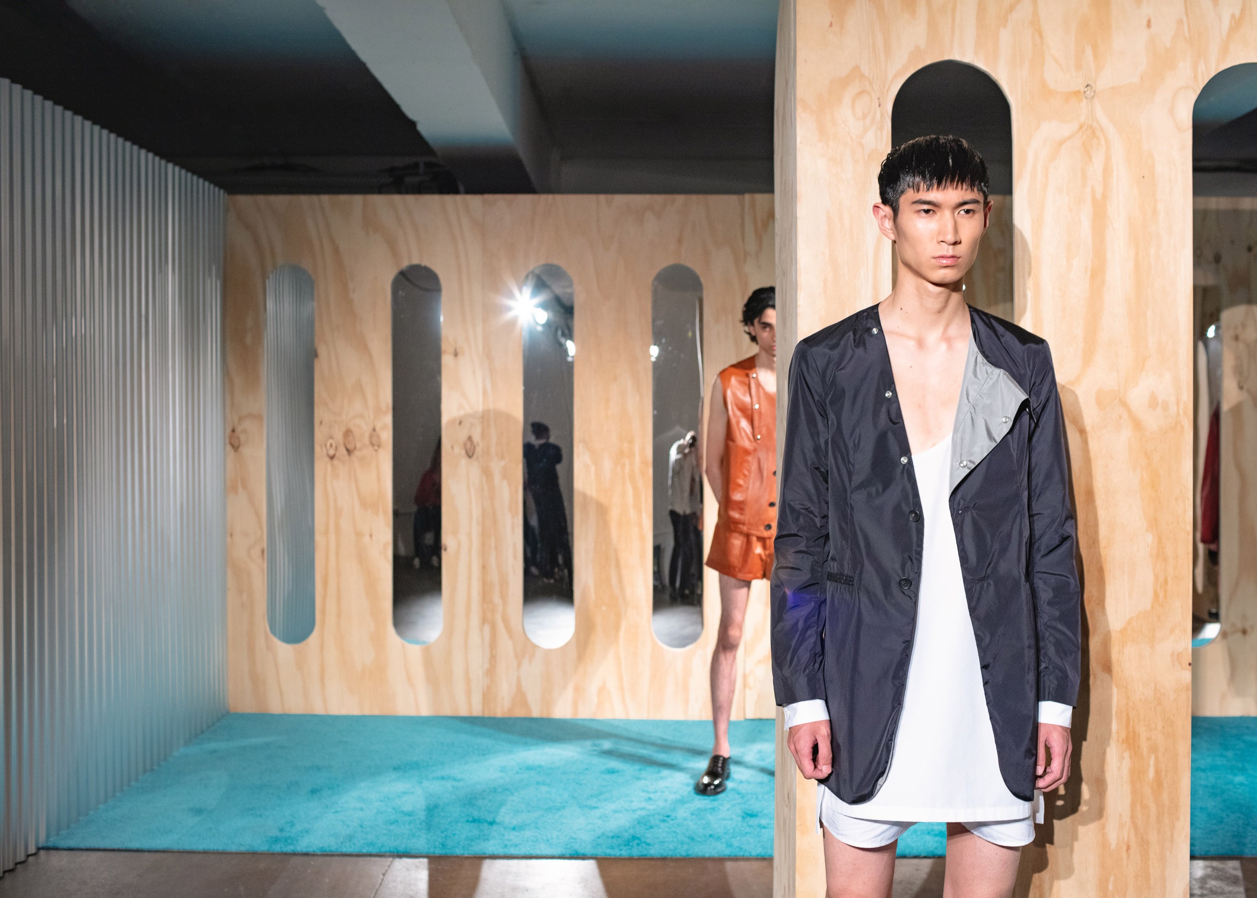 T/SEHNE SS19 show, art direction and show content by ANCC. Image 8 of 9.