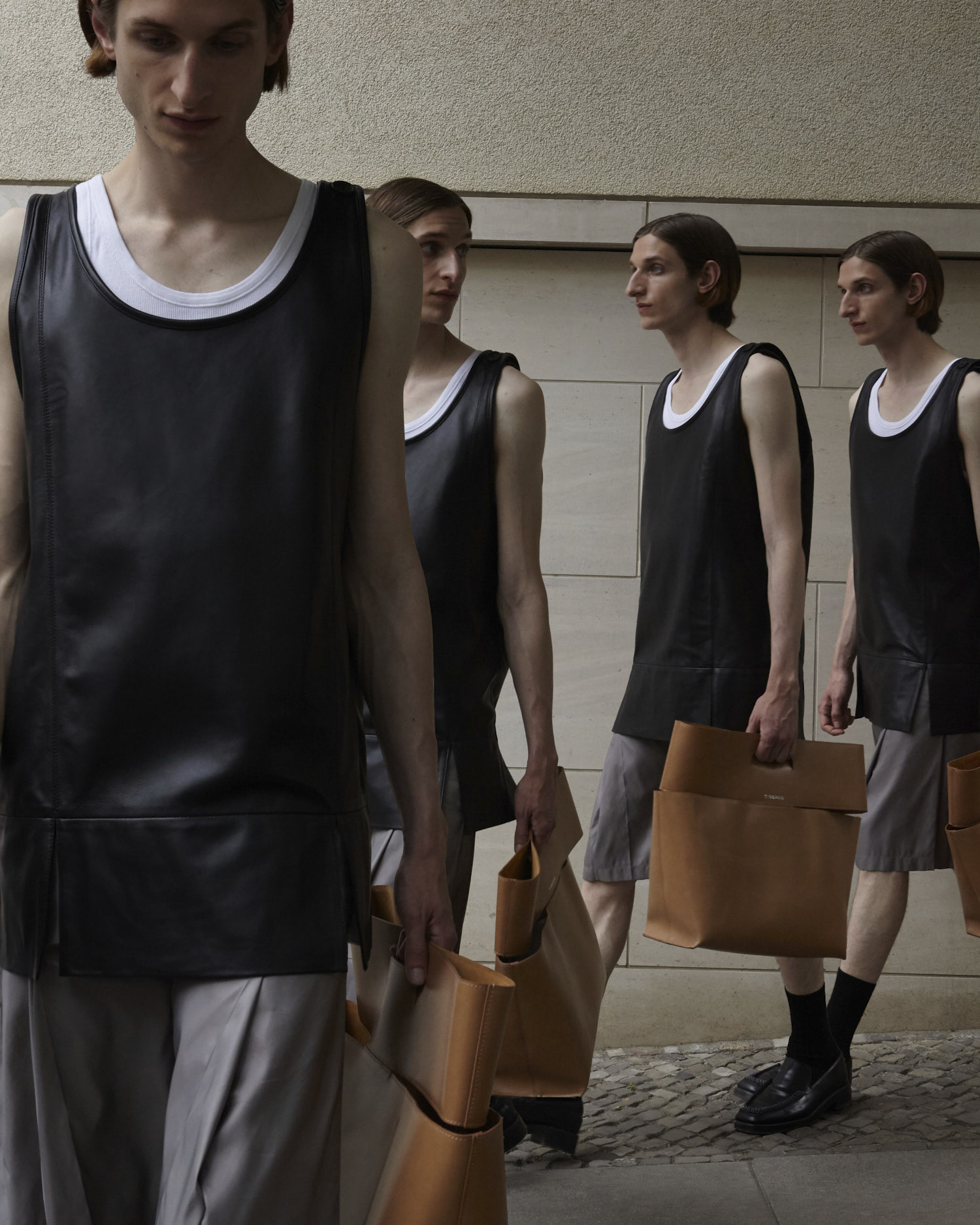 T/SEHNE SS23 lookbook, art direction and production by ANCC. Image 3 of 7.