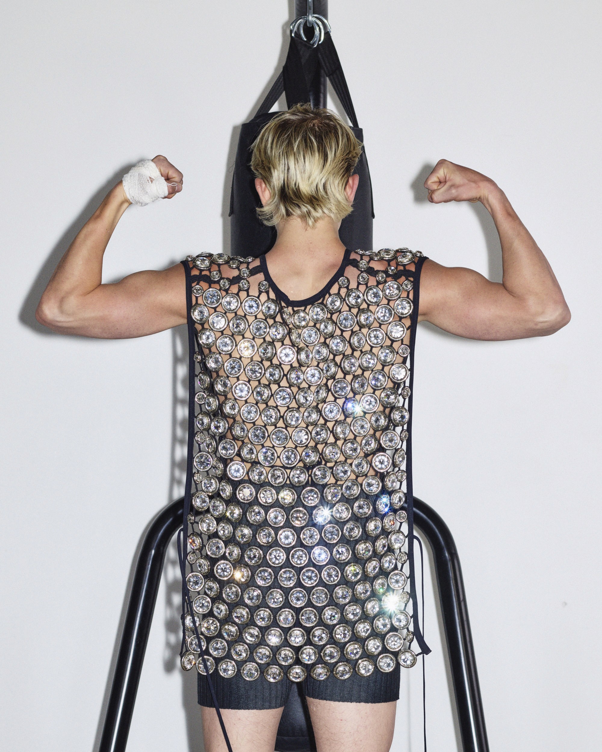 David Koma SS25 lookbook, production by ANCC. Image 1 of 12.