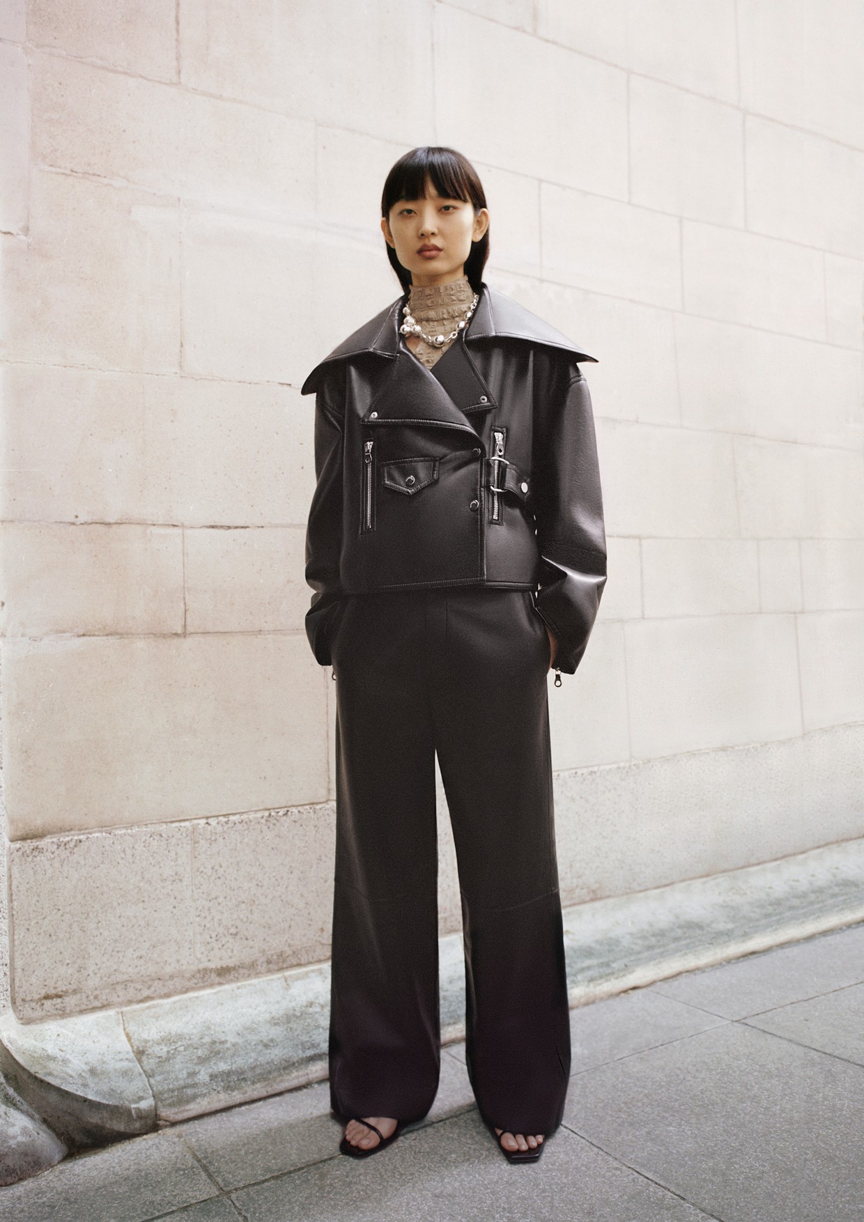 Nanushka PF23 womenswear lookbook, production by ANCC. Image 6 of 10.